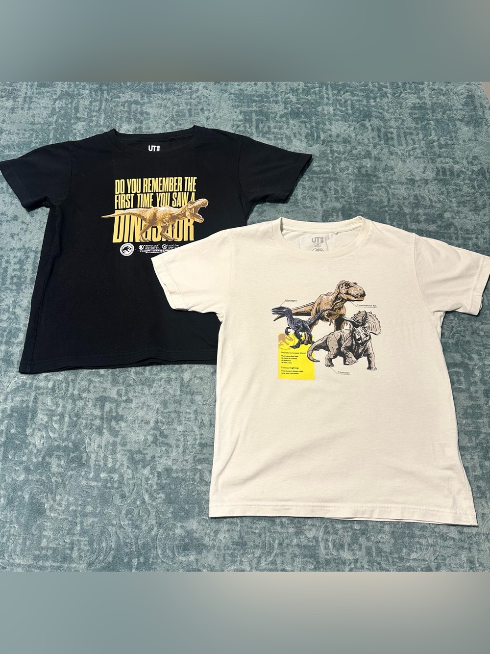Boys Uniqlo Dinosaur Jurassic World Shirts | Fit like Size 6/7